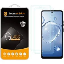 (2 pack) designed for motorola moto g (2025) tempered glass screen pro