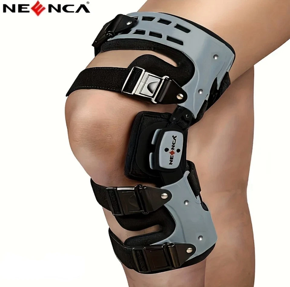 Rodillera ajustable para soporte ACL, MCL, PCL transpirable (lado derecho) Foto 3 de 4