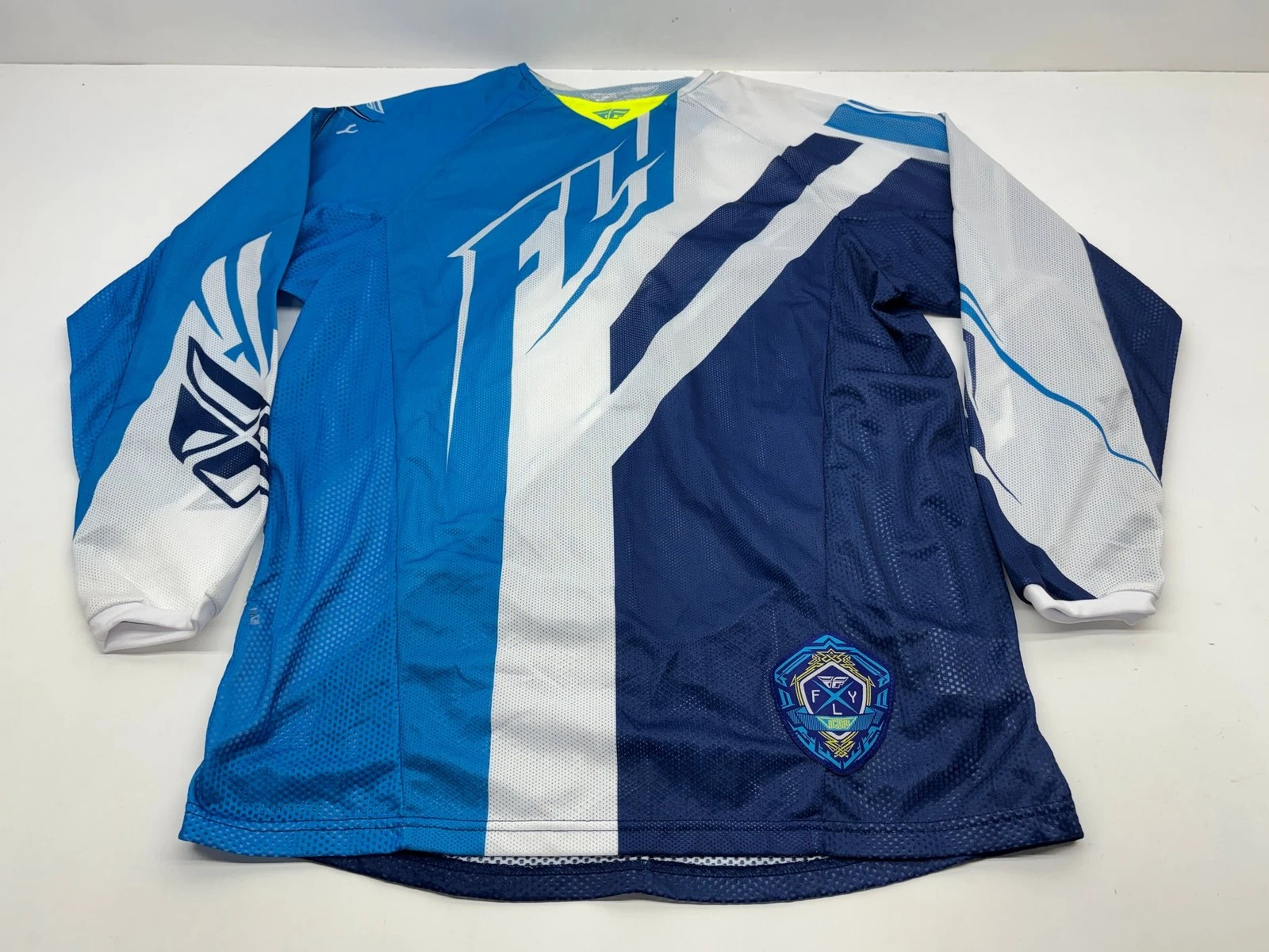 Fly Racing Men's Jersey X Large White Blue XL Riding Shirt Apparel Gear MX