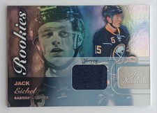 2015-16 Flair Showcase Materials Jack Eichel Sabres Knights
