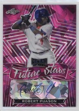 2021 Leaf Metal Draft Future Stars Pink Crystals 2/7 Robert Puason Auto 1y1