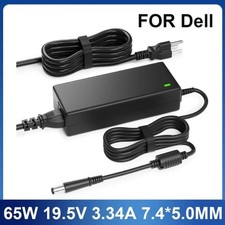 65W AC Adapter Charger Cord For Dell Inspiron 15R-5520 15R-5521 15R-5537 Laptop