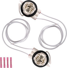 Light Socket Wire Harness Pigtail Repair Kit LED Standard, Bulbs 4114,4157,3157