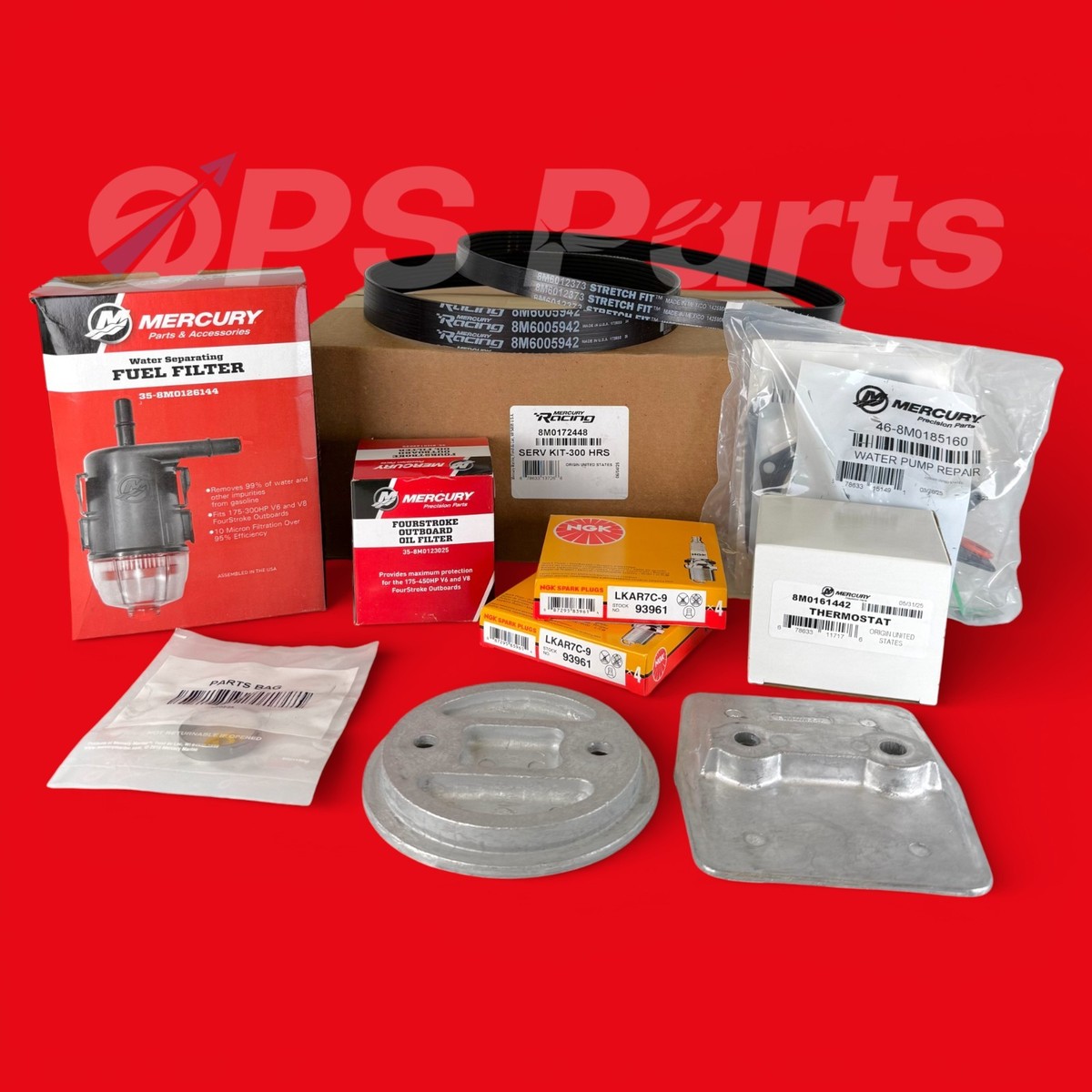 マリンページ Mercury Racing 300 Hour Maintenance Kit 450 HP V8 FourStroke
