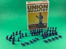 Airfix HO OO Boxed American Civil War Union Infantry (# 01712-9) - Complete Set