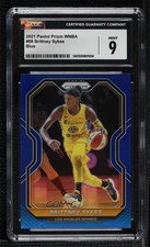 2021 Panini Prizm WNBA Blue Prizm 119/149 Brittney Sykes #68 CGC 9 Mint 0h2x