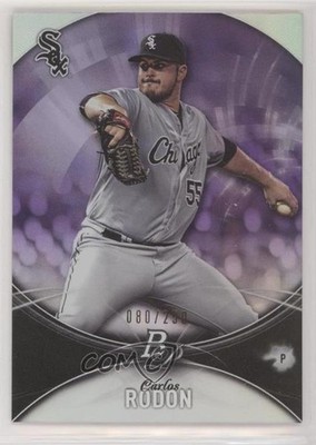 2016 Bowman Platinum Purple 80/250 Carlos Rodon #10 0q3