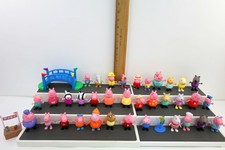 Huge Lot of 36 Peppa Pig Figures Toys - No Exact Duplicates