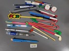 Vntg 25 misc Pens and Pencils and 4 sharpeners Light-up,Golf,Ski,Pig, ect Lot 63 — photo 1