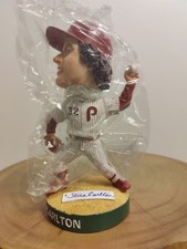 2003 STEVE CARLTON PHILA PHILLIES BD&A LIMITED BOBBLEHEAD SIGNED 