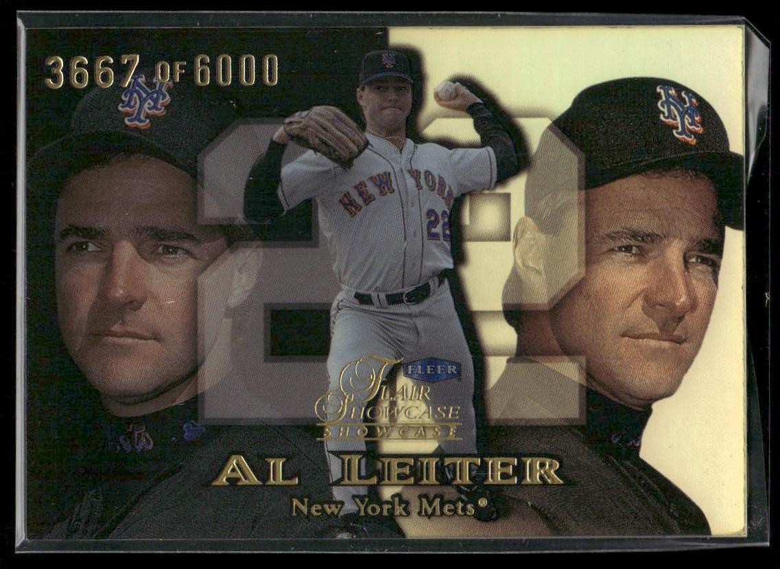 1999 Flair Showcase #129 Al Leiter Flair Showcase Row 1 (Showcase) #/6000