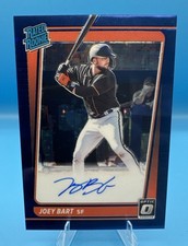 2021 Donruss Optic Joey Bart Blue Prizm Autograph /99
