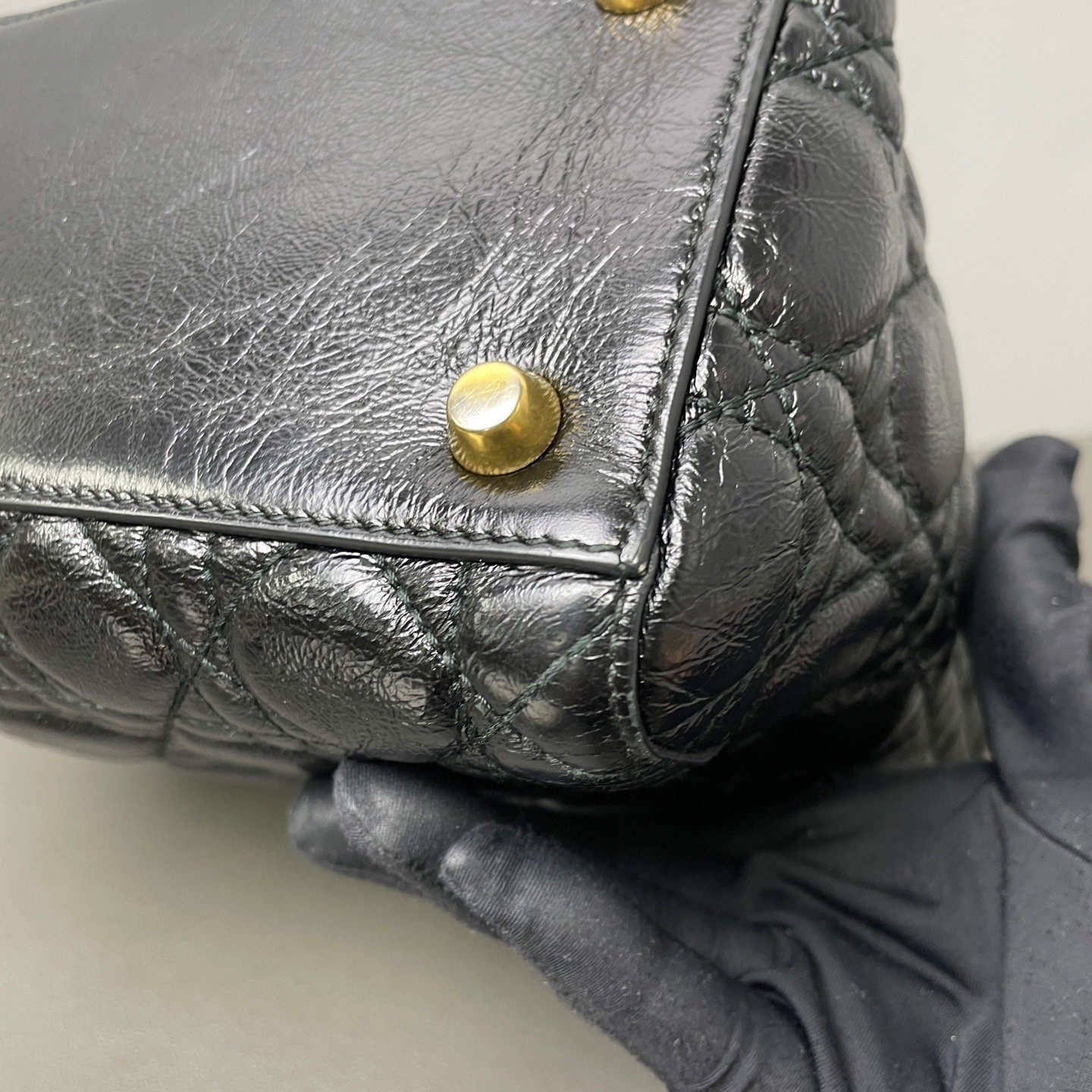 Dior Pre-Owned Authentic Lady Dior Top Handle 23.5*19*11 — image 14