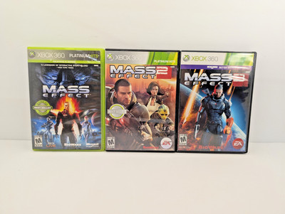 Mass Effect 1, 2 3 (Microsoft Xbox 360) Tested