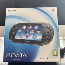 Sony PlayStation Vita Black Console, WiFi boxed 