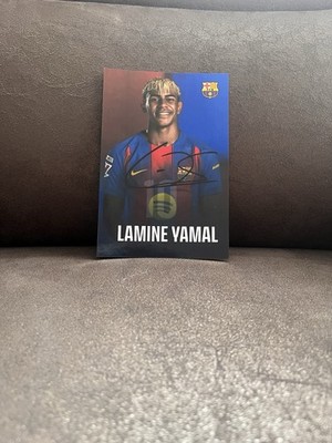 Lamine Yamal x FC Barcelona - Repro Autogramm 10.5x14.8 25/26