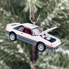 1988 Ford Mustang GT Christmas Tree Ornament   Multiple Colors   Mustang Gift