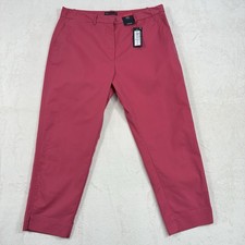 M&S Chino Trousers Women’s Size 18 Medium Pink Cotton Blend Smart Casual BNWT