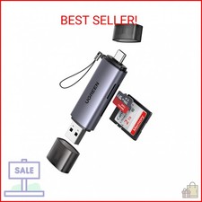 UGREEN SD Card Reader USB C, USB 3.0 Micro SD Card Reader 2 in 1 Memory Card Rea