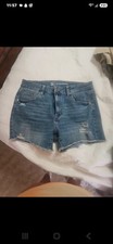 No Boundaries Juniors Denim Cut Off Shorts Size 11 Blue 5-Pocket Pockets
