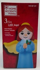 Home Accents Holiday 3.5ft LED Angel Indoor/Outdoor Airblown Inflatable