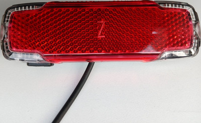 Busch + Müller Toplight 2C Permanent Rücklicht E-Bike Kunststoff Rot Schwarz Set