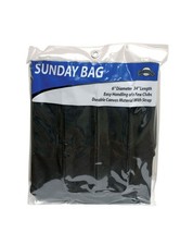 On Course Golf Sunday Bag Black, 6" x 34" Golf Carry Bag NEW