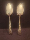 Two Schofield Baltimore Rose Pattern Sterling Silver Serving Spoon 8-1/2"  80g — photo 2