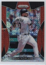 2019 Panini Prizm Red Mojo Prizm 72/299 Yoan Moncada #56 0q3