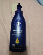 NIVEA Essentially Enriched Body Lotion Almond Oil Hydrating Dry Skin 16.9 oz