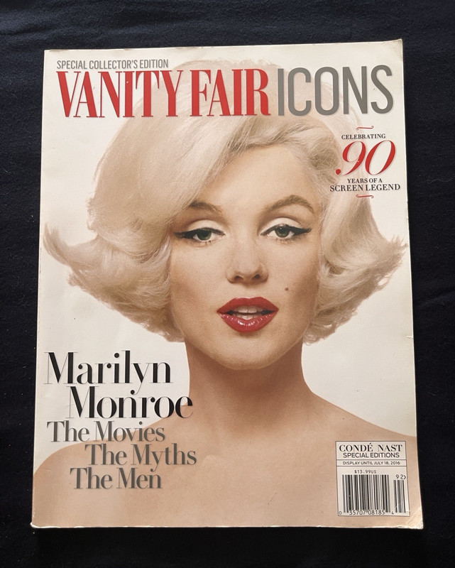 Vanity Fair Icons Marilyn Monroe Collector's Special Edition July 2016 English