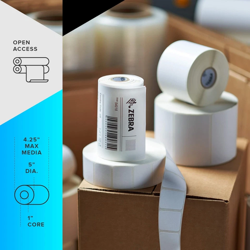 Zebra GK420D Direct Thermal Barcode Label Printer 203dpi USB GK42-202510-001 NEW - Image 4 of 4