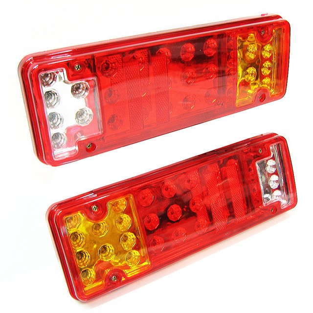 12V LED Rear Tail Lights Caravan Camper Motorhome For Hobby Fendt Adria