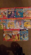The Magic School Bus lot of 11 chapter books WHALE Explorers MAGNETISM Volcano