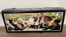 Ring Toss Game, Large Base Ring & Hook and Ring Game, Wood- Outdoor/Indoor New