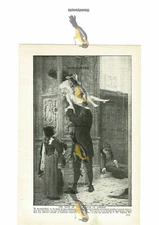 Plague In London, 1665 By F W Topham, Book Illustration (Print), c1907