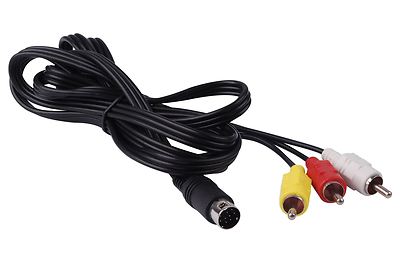 CABLE VIDEO RCA pour Sega Mega Drive II (2) - Megadrive MD2 AV PAL NEUF