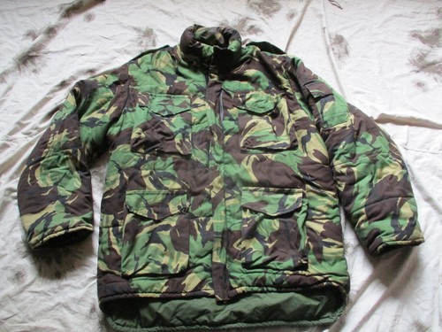 PIRANHA MADE IN ENGLAND dpm mimetica IMBOTTITA CALDA COMBATTIMENTO TIRO GIACCA PESCA L XL