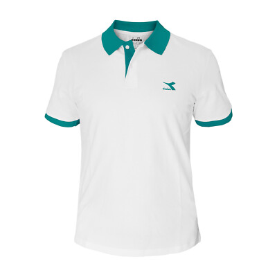 Polo Shirts Polo Uomo Manica Corta Diadora Polo Uomo DIADORA Manica Corta  Cotone Piquet