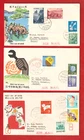 JAPAN - 3  1969 FDCs WITH INSERTS - SEE SCAN (6)