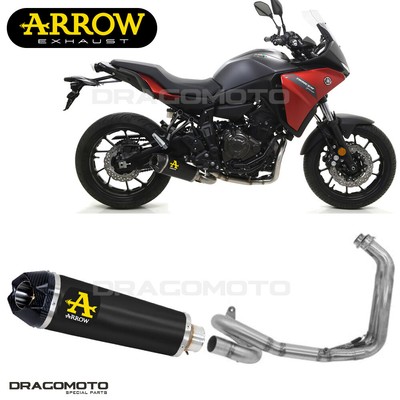 YAMAHA TRACER 700 2020 Full exhaust ARROW WORKS Nichrom Black CC Kat