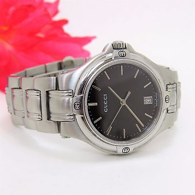 gucci quartz watch silver