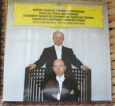 BARTOK Sonata for 2 / STRAVINSKY Concerto 2 - KONTARSKY, Caskel - DG 2530 964 M-