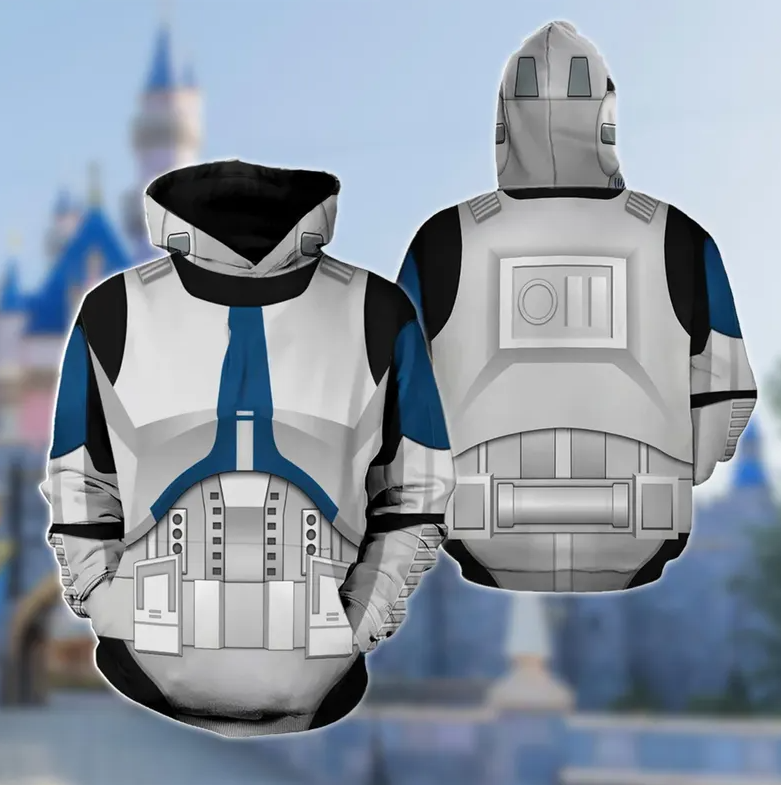 Halloween Costume Hoodie, 3D Costume Hoodie, Warrior All Over Print Shirt