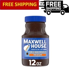 Maxwell House The Original Medium Roast Instant Coffee, 12 oz Jar