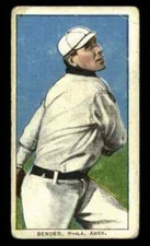 1909 T206 Chief Bender (Pitching No Trees) - VG