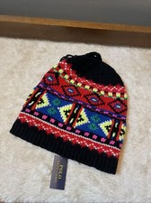 Polo Ralph Lauren Child Multicolor Beanie Hat - O/S - NWT