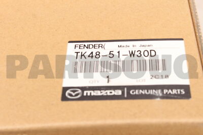 TK4851W30D Genuine Mazda FENDER(L),OVER-FRT TK48-51-W30D | eBay