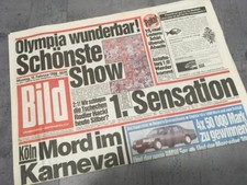 Bildzeitung BILD 15.02.1988 * the special gift for the 30th 31. 32nd Birthday