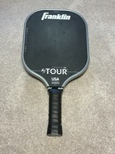 Franklin Pickleball Paddle Tempo14 14mm FS Tour Series Raw Carbon Fiber T700